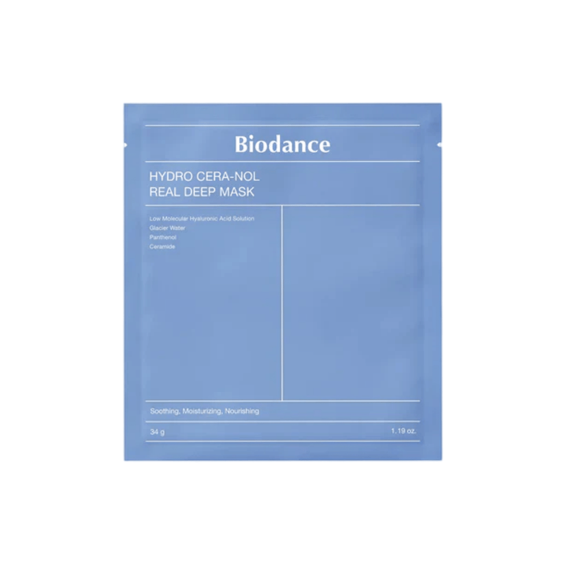 Biodance Hydro Cero - Nol Real Deep Mask - Unni Glow